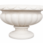 Scalloped Pedestal Urn Planter
