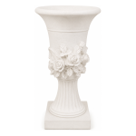 Floral Pedestal Urn Planter