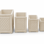 Diamond Panel Planter Set